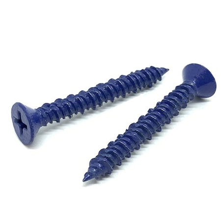 Boltsandnuts.Com 1/4 in Dia., Flat, 6 in L, Steel 50 PK 25D600PFHCSBLUE-50